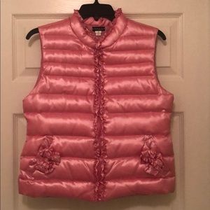 Kids Pink Metallic like Vest
